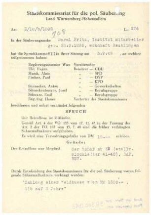 Baral, Fritz