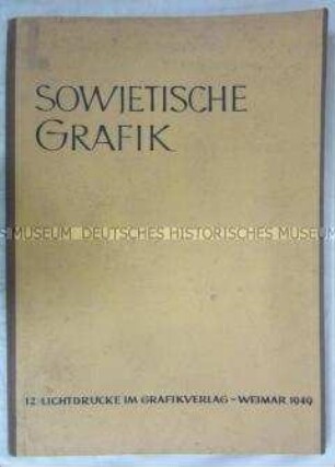 Grafikmappe "Sowjetische Graphik"