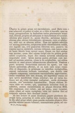 Prolegomena ad Homerum sive de operum homericorum prisca et genuina forma variisque mutationibus et probabili ratione emendandi
