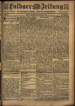 Ausgabe vom Dienstag, den 05. November 1901.
