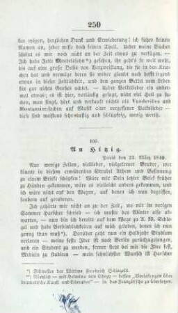 105. An Hitzig