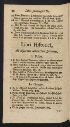 Libri Historici,