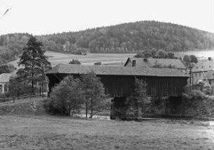 Hennersdorf (Sachsen), Gedeckte Brücke