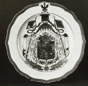 Teller mit dem preußischen Wappen