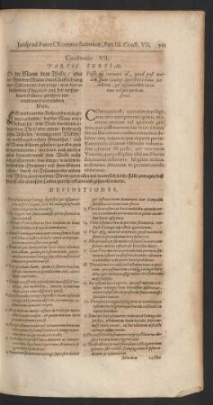 Constitutio VII.
