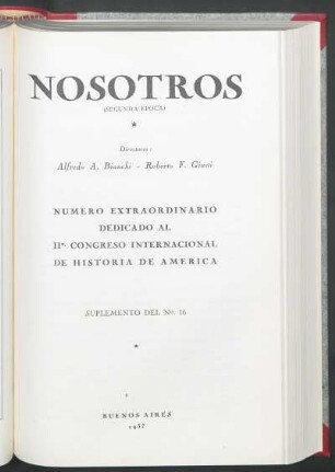 Suplemento del Número 16