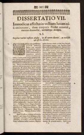 151-166, Dissertatio VII.