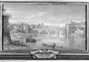 Ansicht des Ponte Sisto