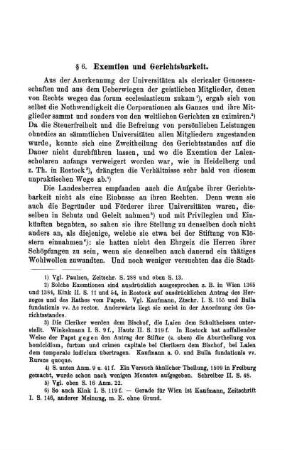 § 6. Exemtion und Gerichtsbarkeit.