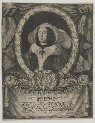 Bildnis der Maria Anna, Bavaria Dvcissa
