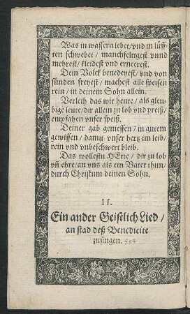II. Ein ander Geistlich Lied ...