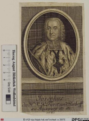 Bildnis Joseph (von Hessen-Darmstadt), 1740-68 Fürstbischof von Augsburg