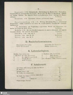 F. Schülerzahl