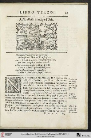 All'Illustriss, Principe d'Oria