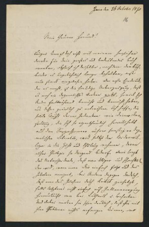 116r-117v, Brief: Jena den 26. October 1870