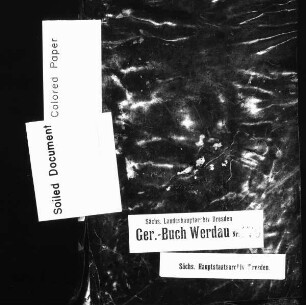 Gerichtshandelsbuch von Steinpleis (bei Werdau)