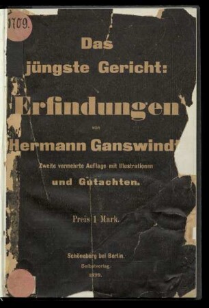 Das jüngste Gericht : Erfindungen