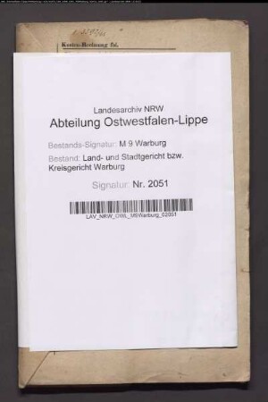 Erblasser: Sievering, Agnes, geb. Sprenger: