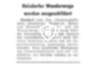 Hoisdorfer Wanderwege werden ausgeschildert