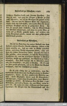 Aufenthalt zu Astrachan
