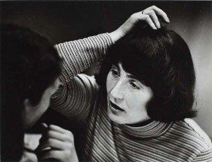 Renate Holland-Moritz in Pablo-Nerudo-Bibliothek Berlin