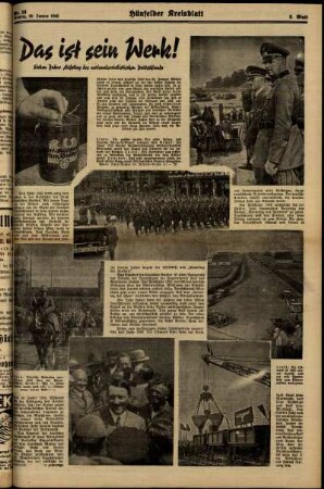 Zweite Ausgabe vom Montag, den 29. Januar 1940.
