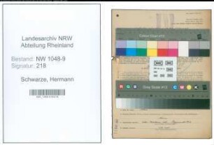 Entnazifizierung Hermann Schwarze , geb. 27.09.1889 (Fabrikant)