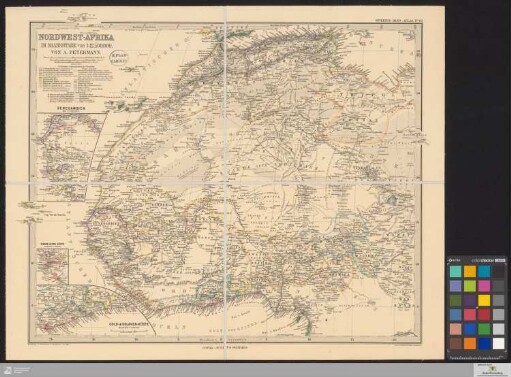 Nordwest-Afrika im Maassstabe von 1:12.500.000