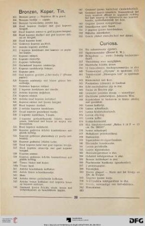 Curiosa (Nr. 554-593)