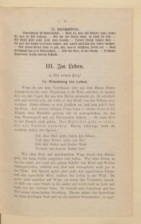 a) Ein reines Herz!
