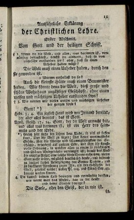Ausführliche Erklärung der Christlichen Lehre.