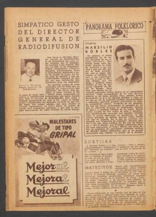 Siluetas: Marsilio Robles : Panorama folklórico