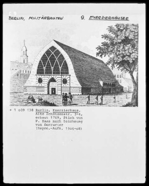 Berlin, Exerzierhaus, Alte Schützenstraße 3/4, erbaut 1769