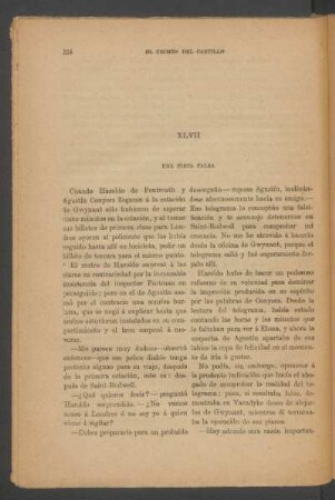 XLVII - Una pista falsa