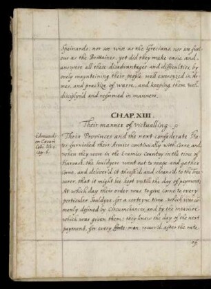 Chap. XIII. Their manner of victualling