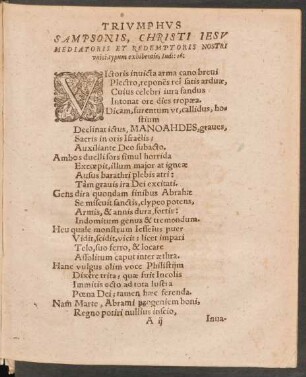 Triumphus Sampsonis, Christi Jesu Mediatoris Et Redemptoris Nostri ...