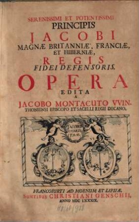 Jacobi Britanniae Regis Opera