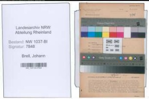 Entnazifizierung Johann Brell , geb. 25.04.1896 (Bahn)