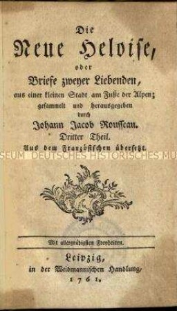 Roman zweier Liebender in Briefform