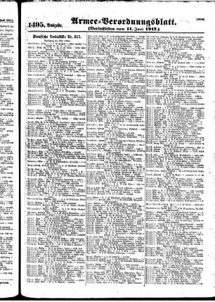 1495.Ausgabe. Montag, 11. Juni 1917