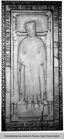 Grabplatte des Viviano Franchi (gest. ca. 1400-1410) - Grabplatte des Viviano Franchi (gest. ca. 1400-1410)
