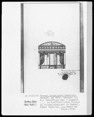 Kassel & Residenzpalais & Rotes Palais & 1. Gestaltung Zimmer