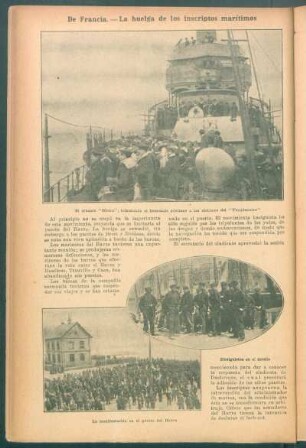 De Francia.- La huelga de los inscriptos marítimos
