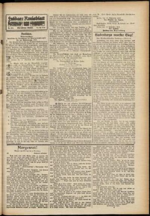 Zweite Ausgabe vom Samstag, den 16. Dezember 1916.