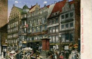 Leipzig: Meßhaus Monopol, Grimmaische Straße