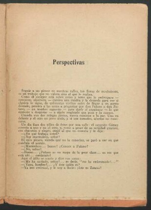 Perspectivas