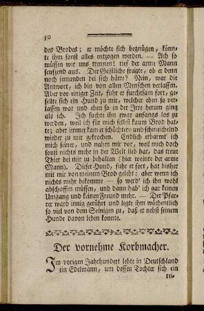 Der vornehme Korbmacher