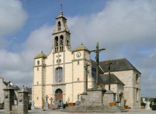 Frankreich. Bretagne. Finistere. Plomeur. Eglise Sainte Thumette. 1760