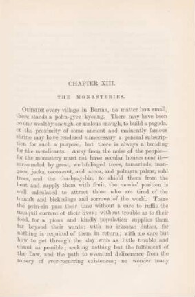 Chapter XIII. The monasteries