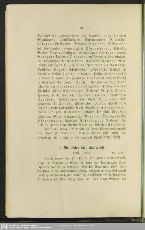 5. Die letzten drei Jahrzehnte. 1865-1894